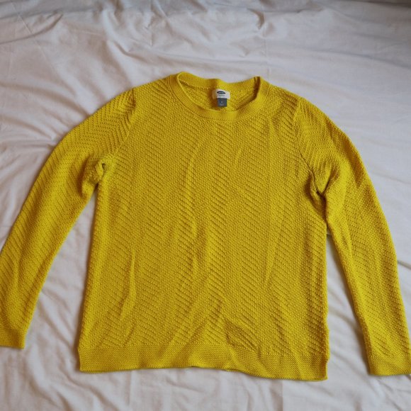 Yellow Knit Sweater - Picture 1 of 3